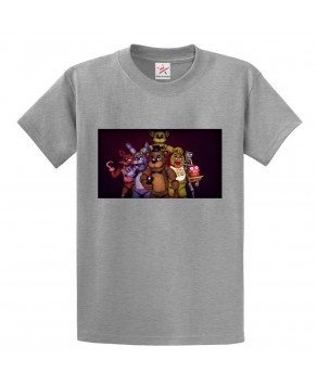 Night At Freddie Classic Unisex Kids and Adults T-Shirt For Gaming Lovers